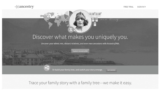 Ancestry Grayscale