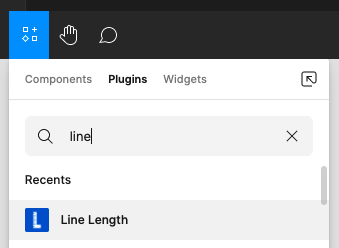 Figma line length plugin