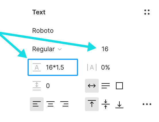 Line height in Figma